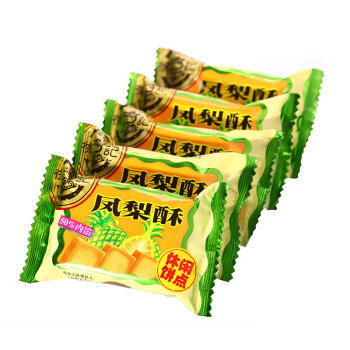 徐福记 包馅酥 凤梨酥 一口酥 台湾风味 营养早餐休闲食品零食下午茶点心蛋糕饼干184g